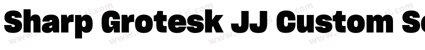 Sharp Grotesk JJ Custom Semi Bold 2字体转换